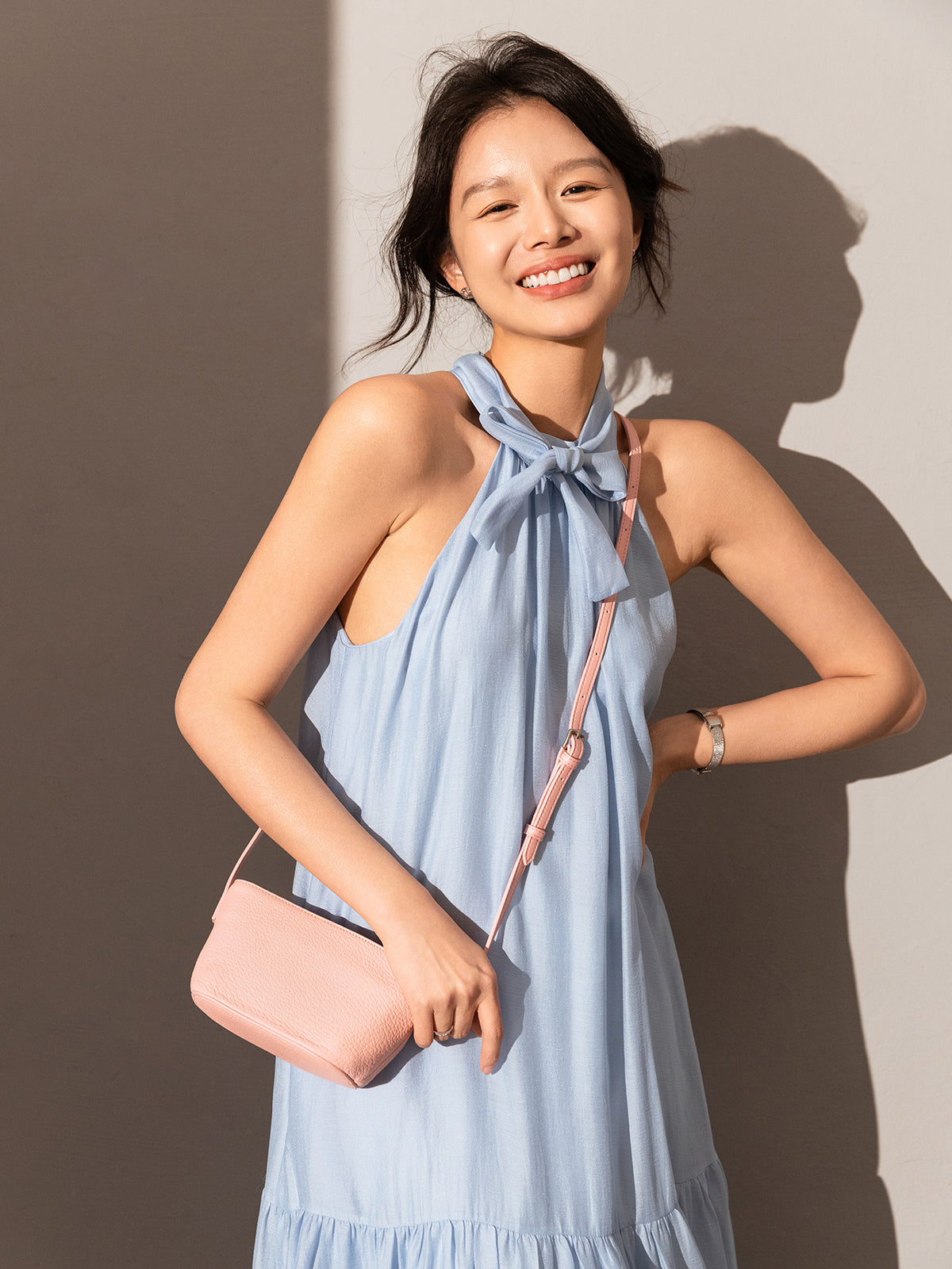 Samantha Zip Top Crossbody Shoulder Bag
