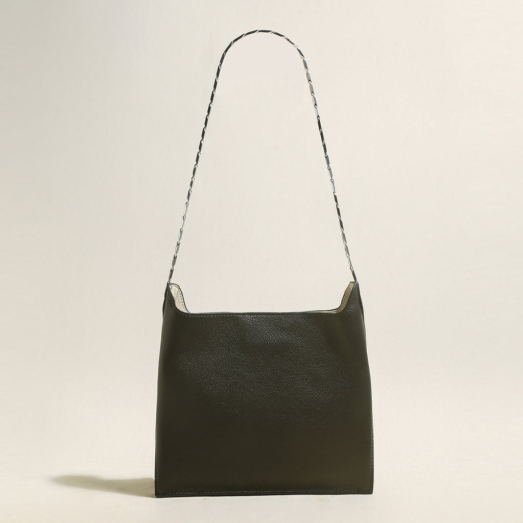 Sandra Leather Shoulder Bucket Bag