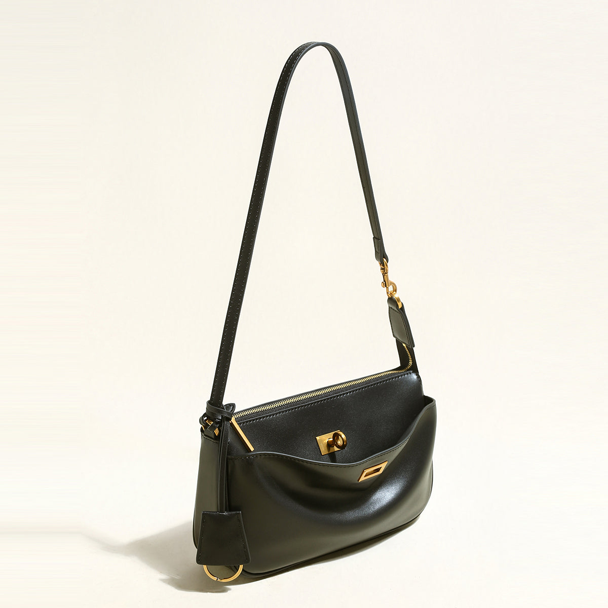 Santa Monica Leather Shoulder Bag