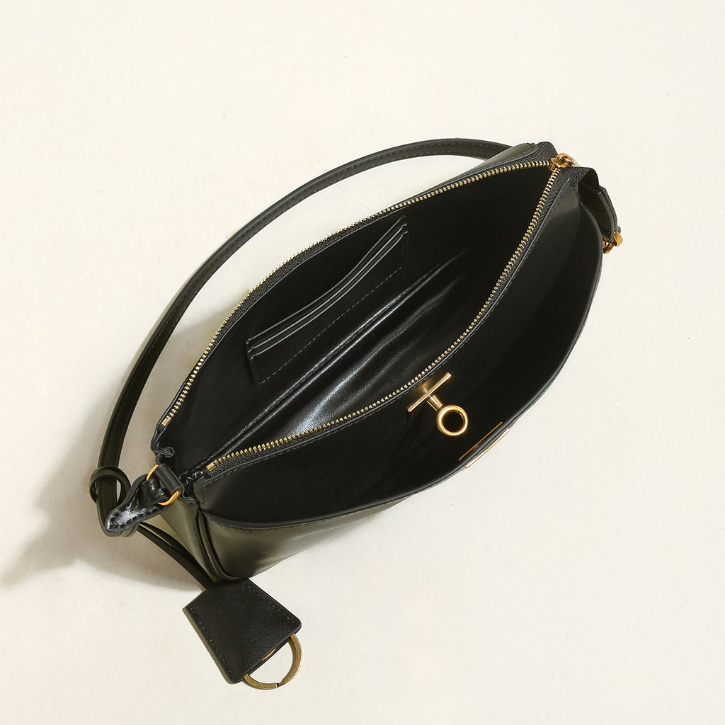 Santa Monica Leather Shoulder Bag