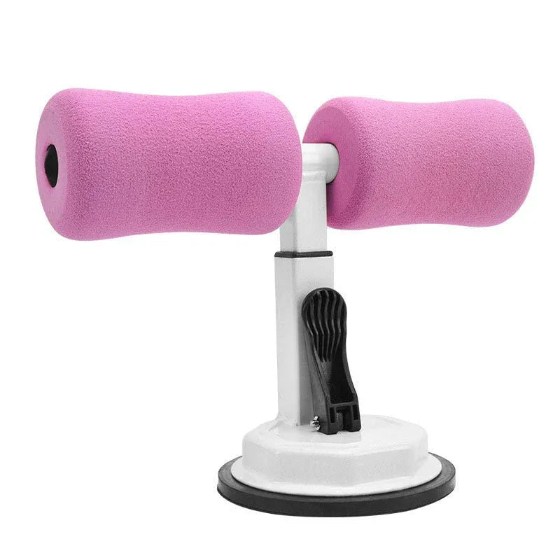 Sit-Up Trainer Crunch Bar Floor Assistant Ankle Support Exercise Stand Padded Workout Equipment for Home Gym Gear