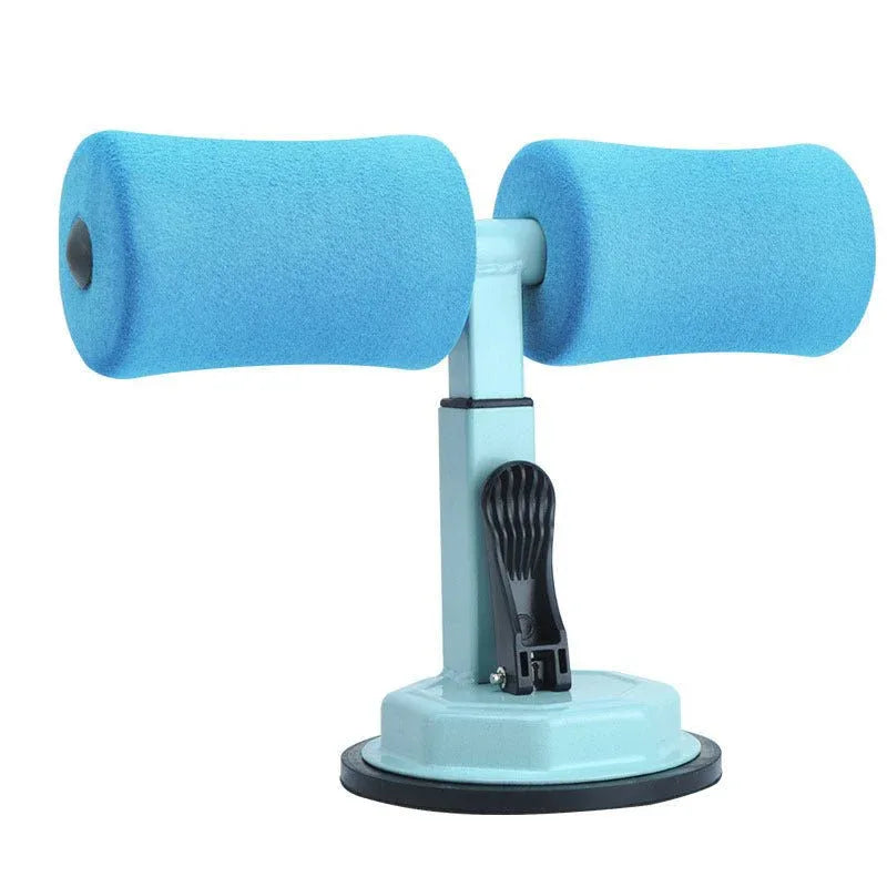 Sit-Up Trainer Crunch Bar Floor Assistant Ankle Support Exercise Stand Padded Workout Equipment for Home Gym Gear