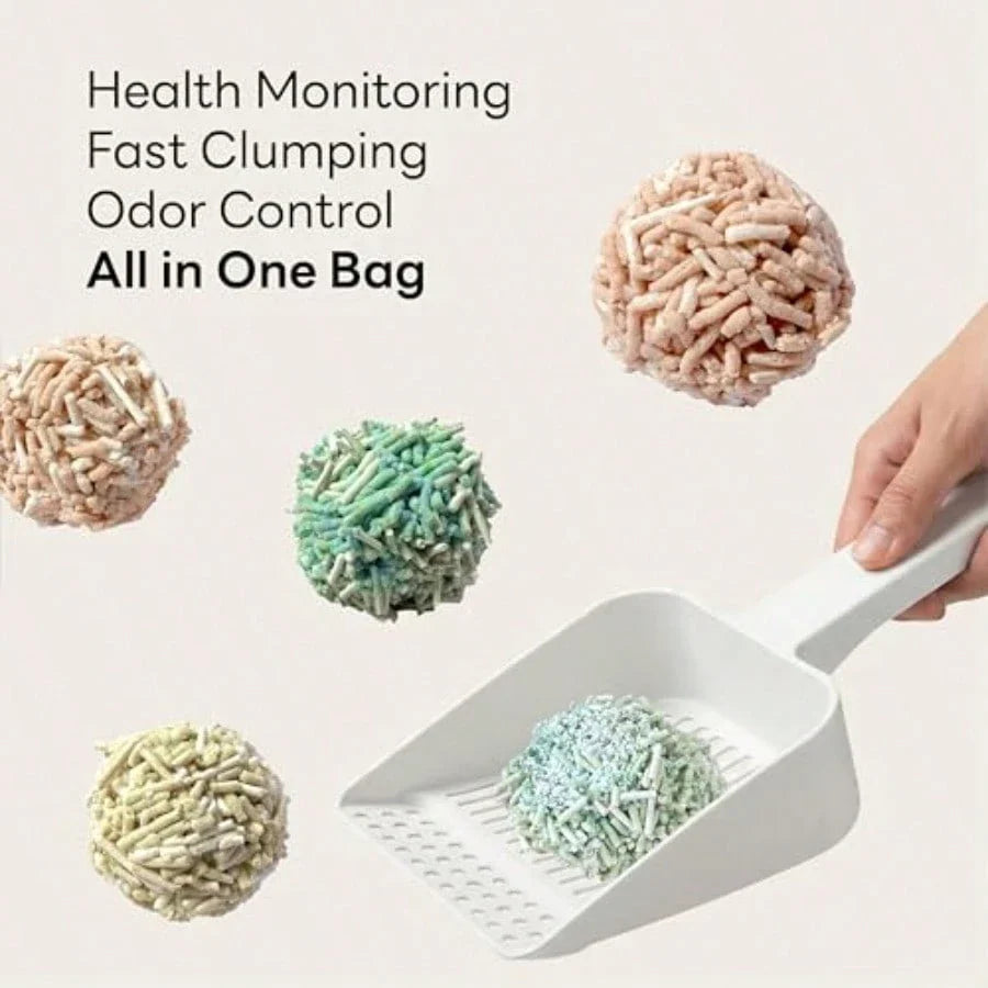 Smart E Monitoring Color-Changing Cat Litter – Fast Clumping, Odor Control & Low Dust
