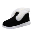 Snow Warm Winter Shoes Plush Fur Ankle Boots For Women