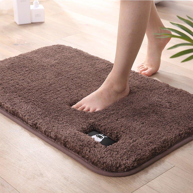 Thick Soft Comfortable Carpet Water Absorbing Bathroom Toilet Rugs Mats