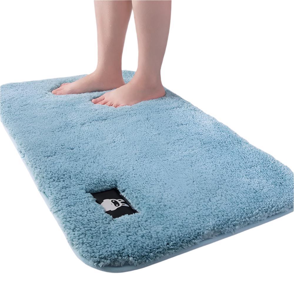 Thick Soft Comfortable Carpet Water Absorbing Bathroom Toilet Rugs Mats