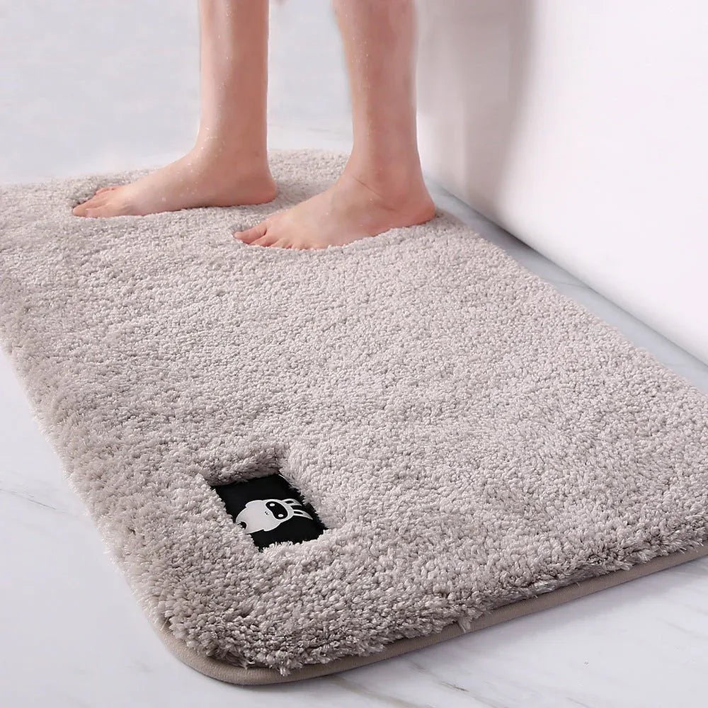 Thick Soft Comfortable Carpet Water Absorbing Bathroom Toilet Rugs Mats