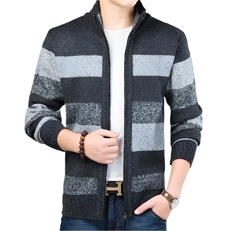 Thick Warm Knitted cardigan Sweater For Men