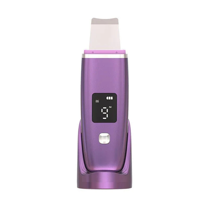 Ultrasonic Vibration Blackhead & Acne Removal Deep Cleansing Face Scrubber With Peeling Shovel
