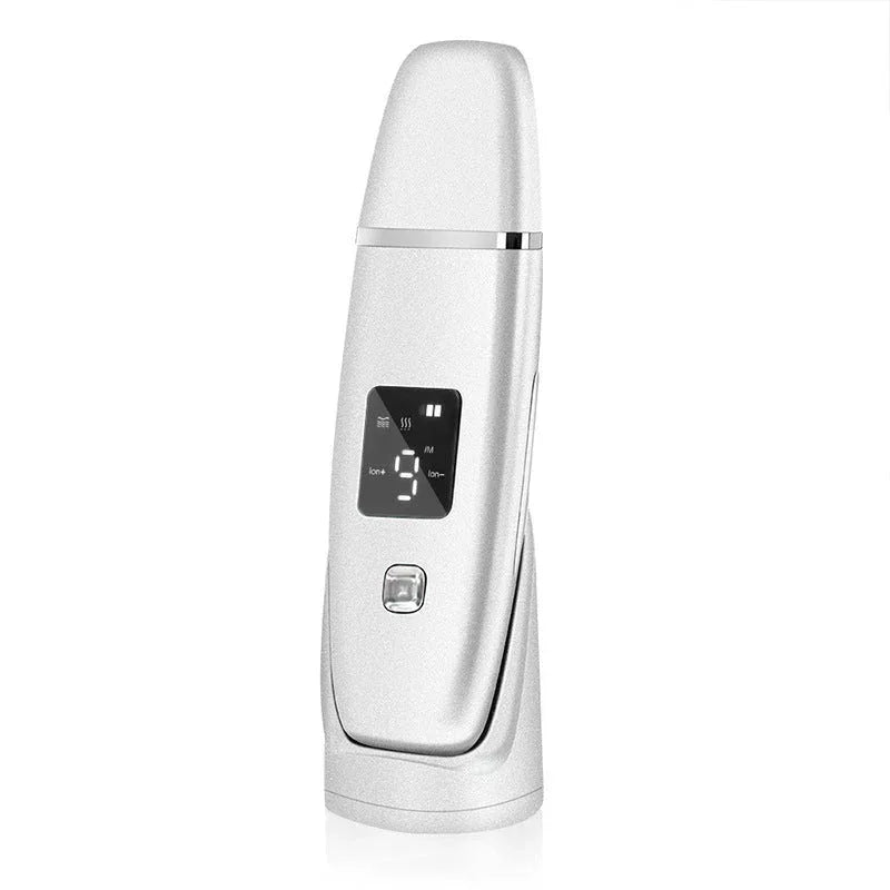 Ultrasonic Vibration Blackhead & Acne Removal Deep Cleansing Face Scrubber With Peeling Shovel