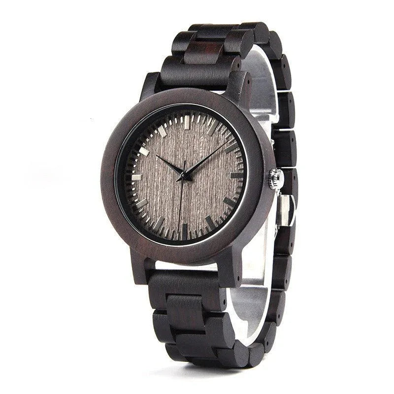 Unisex Waterproof Wooden Watch