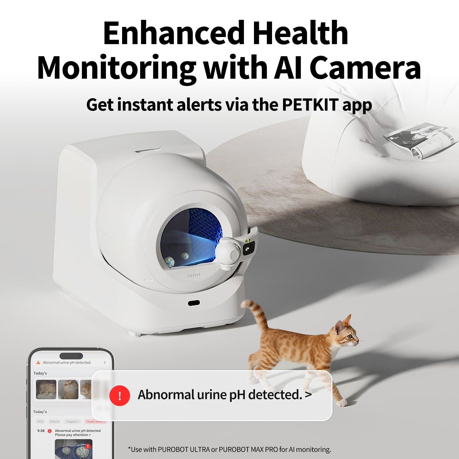Urine Monitor Cat Litter - 2 Bags