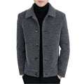 Velvet Padded Thickened Short Coat For Men
