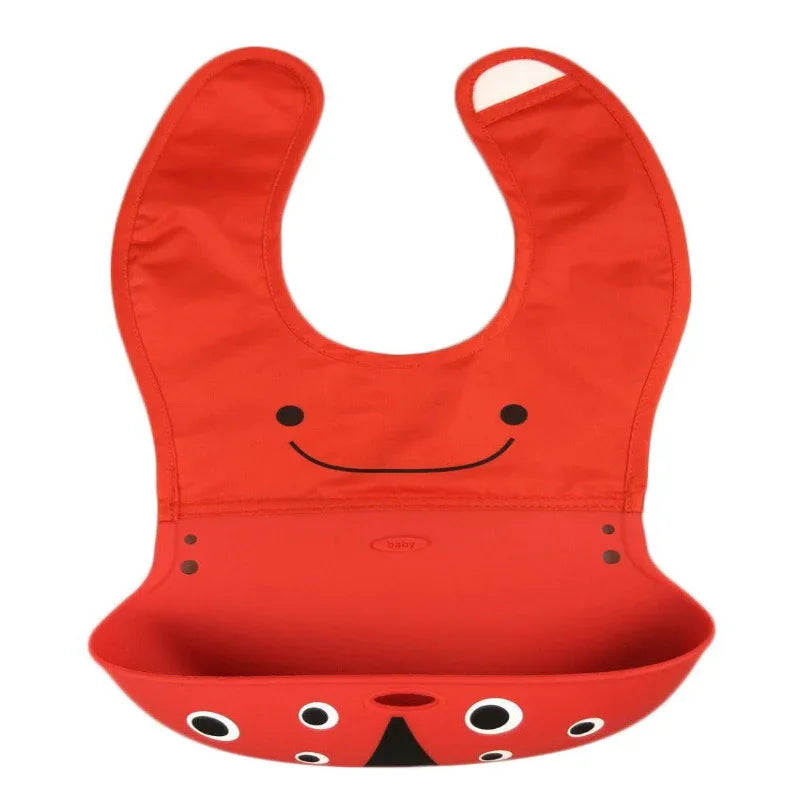Waterproof Baby Feeding Bibs With Unique & Funny Animal Designs