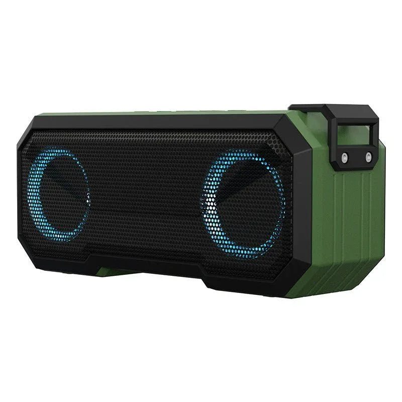 Waterproof Colorful Luminous Outdoor Wireless Speaker With Dual Speakers & Power Bank