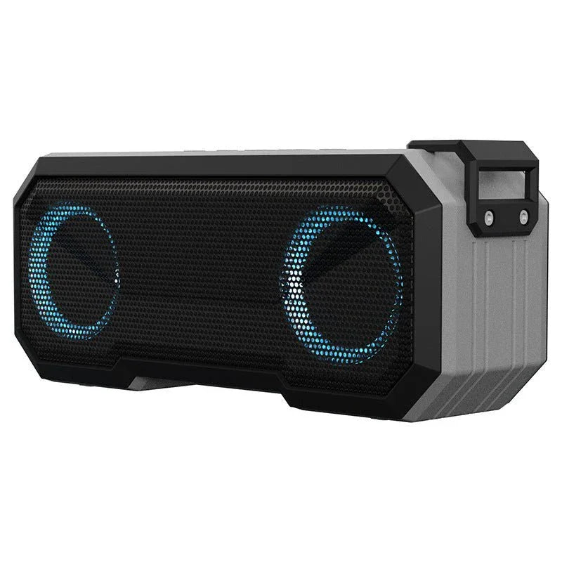 Waterproof Colorful Luminous Outdoor Wireless Speaker With Dual Speakers & Power Bank