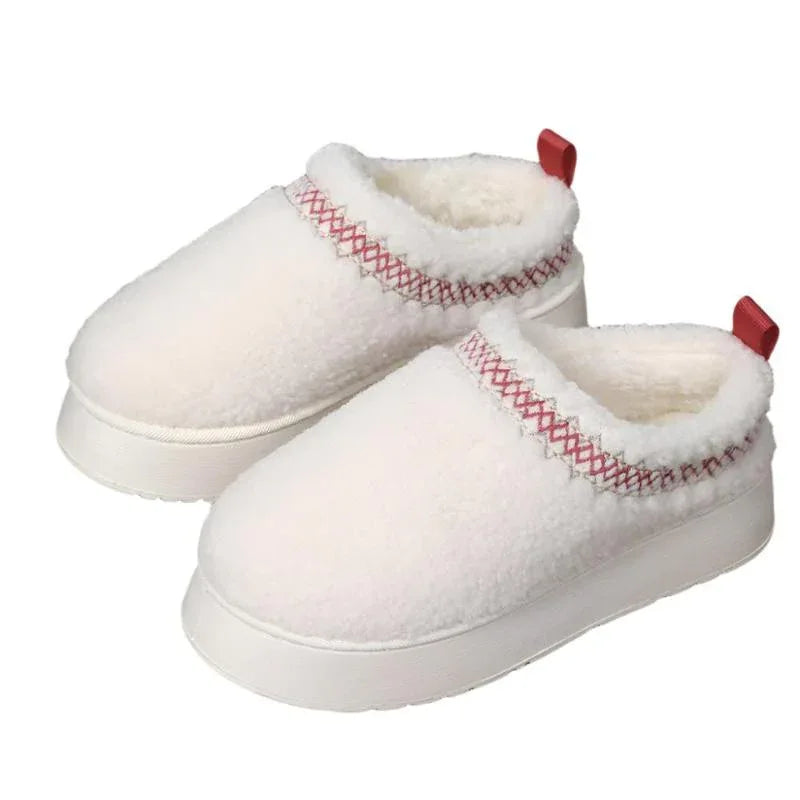 Women's Winter Indoor & Outdoor Thick-Soled Plush Shoes Slippers