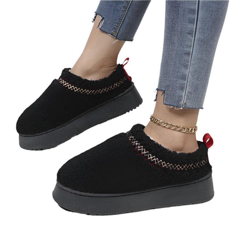 Women's Winter Indoor & Outdoor Thick-Soled Plush Shoes Slippers
