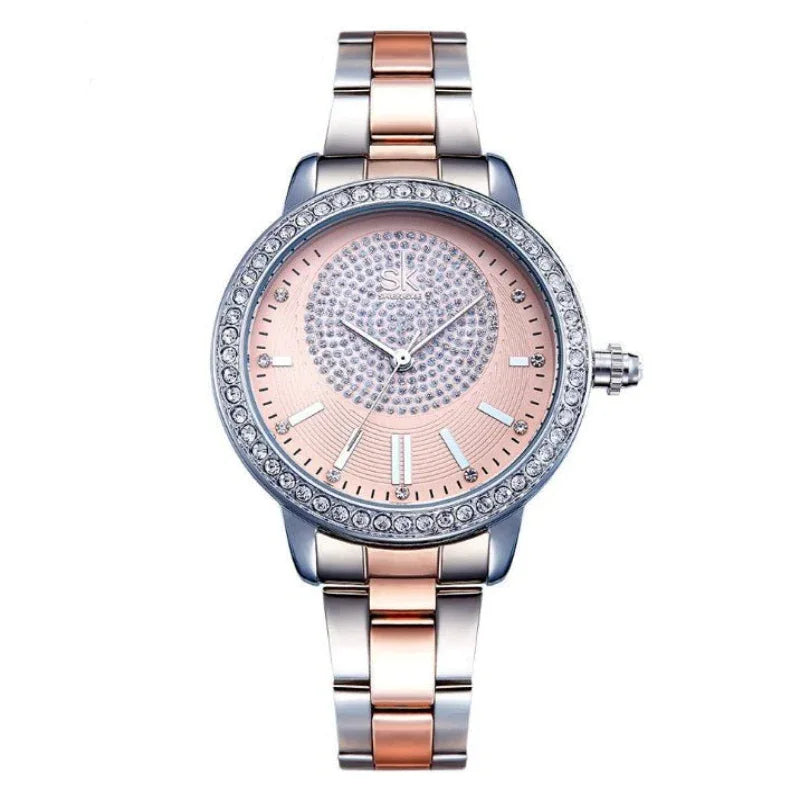 Women's Quartz Stainless Steel 30M Waterproof Watch