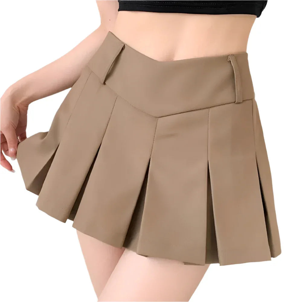 Women's Sexy V Waist Ultra Short A-Line Skirt