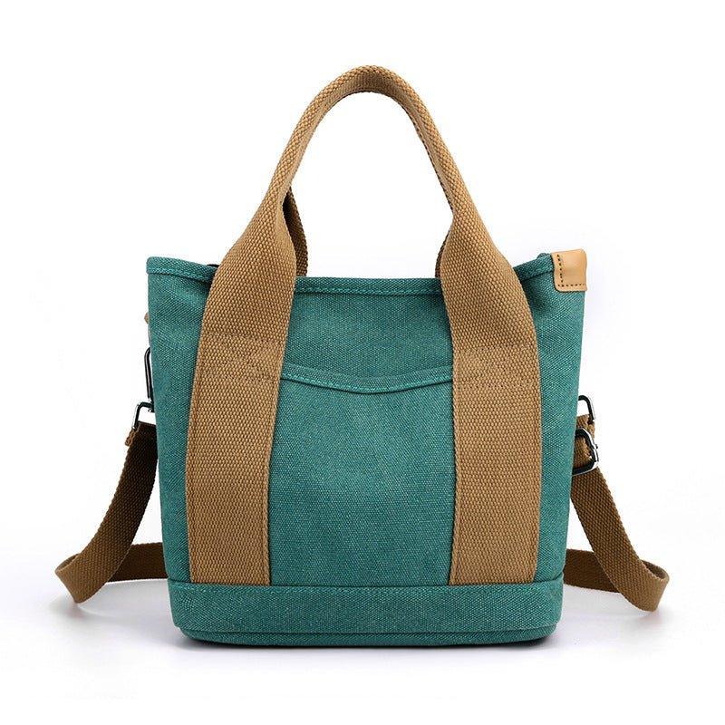 Women's Trendy Simple Fashion Style Large Capacity Commute Leisure Canvas Shoulder Bag